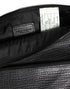 Dolce & Gabbana Black Palmellato Leather Logo Plaque Shoulder Borse Bag